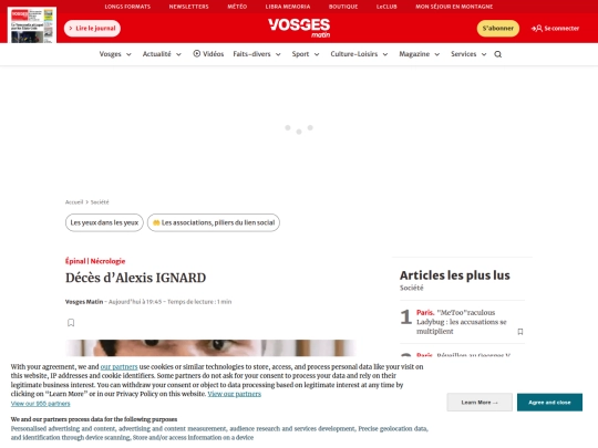 ncrologie screenshot