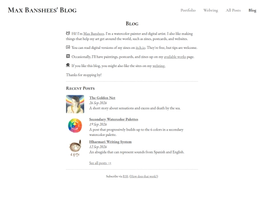 blog screenshot