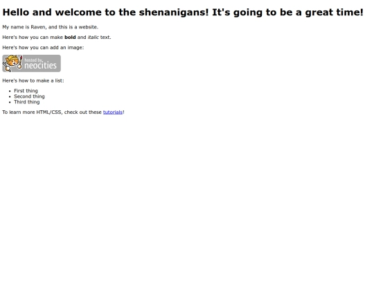index screenshot