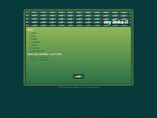 my-links screenshot