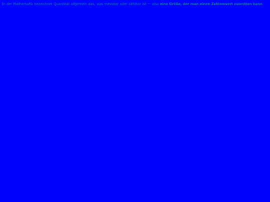 Mathe/Quantitaet screenshot
