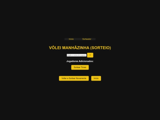 sorteador screenshot