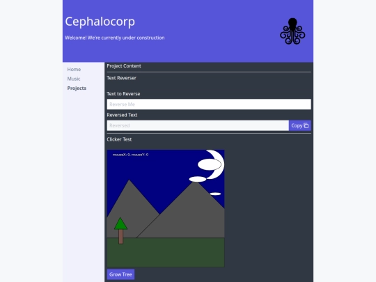 projects screenshot