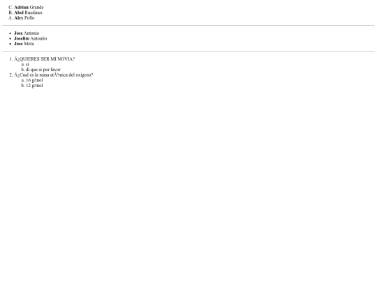 sitioweb/paginas/listas screenshot