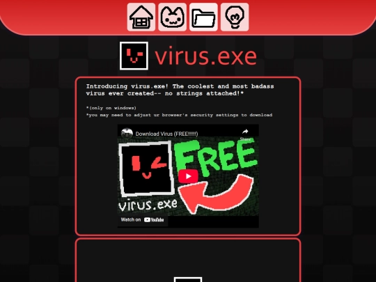 projects/virus.exe screenshot