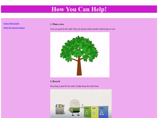 HowYouCanHelpPage screenshot