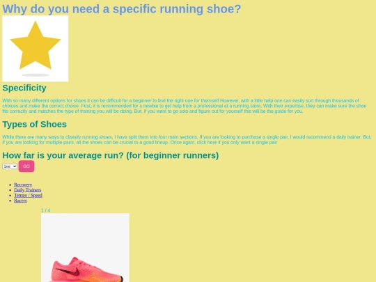 finalProjectShoes screenshot
