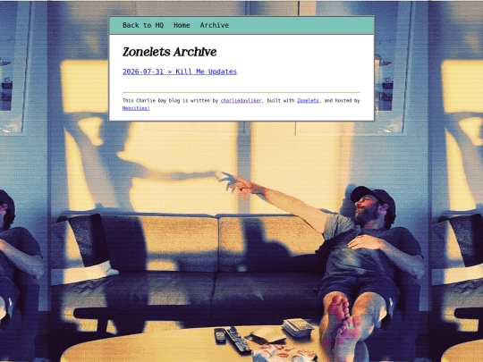 blog/archive screenshot