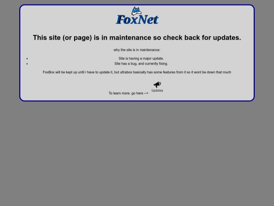 maintenance screenshot