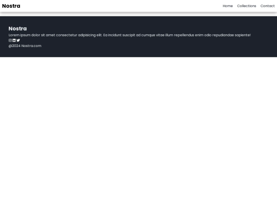 nostra/contact screenshot