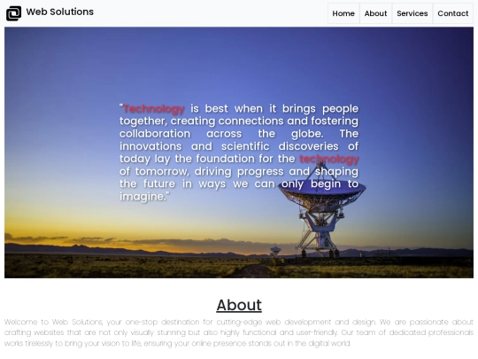web screenshot