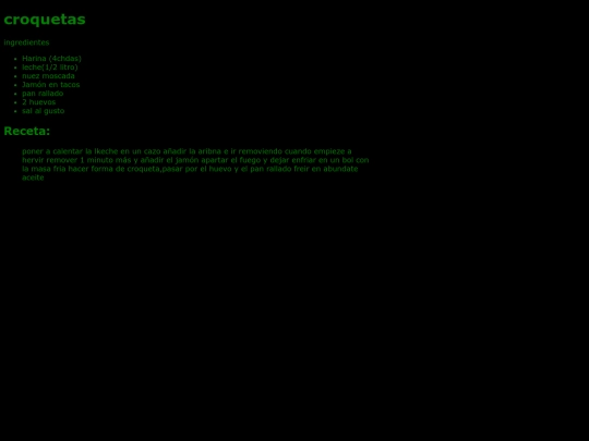 receta1 screenshot