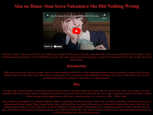 Anime/akunohana screenshot