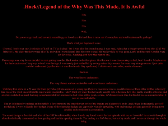 Anime/hacklott screenshot