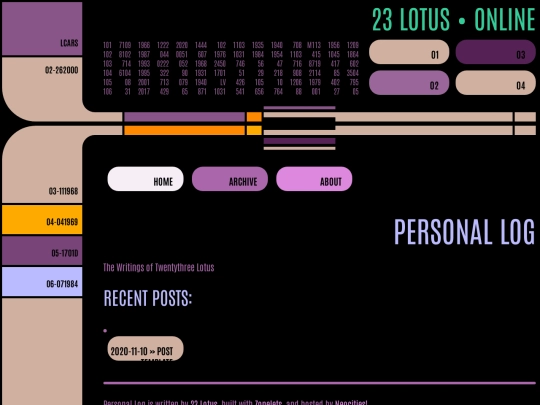 blog/home screenshot