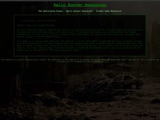 resources screenshot