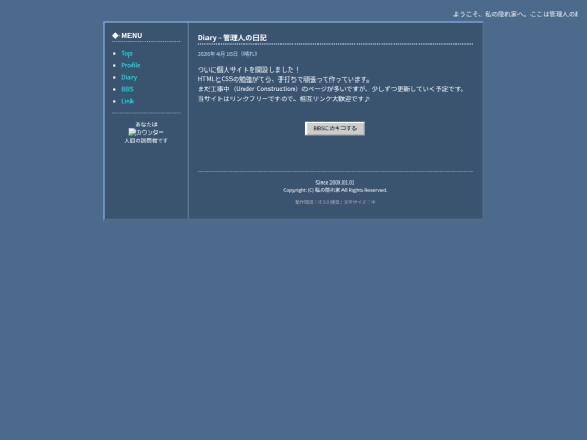 diary screenshot
