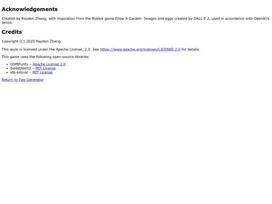 credits screenshot