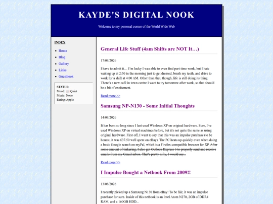 blog screenshot