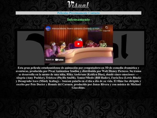 Visual/Intensamente screenshot