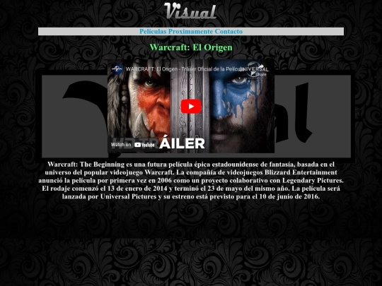 Visual/Warcraft screenshot