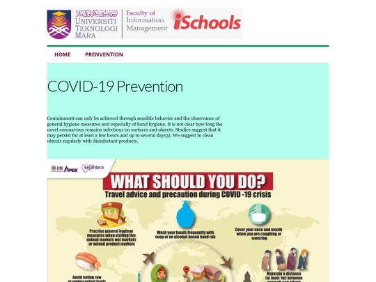 preventions screenshot
