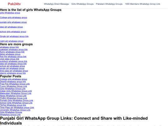 punjabi-girl-whatsapp-group screenshot