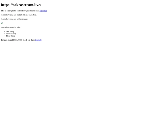 index screenshot
