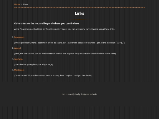 LEGACY FILES/links screenshot