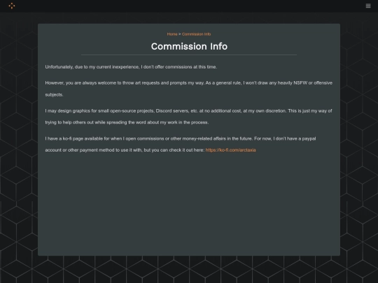 dev/commissions screenshot