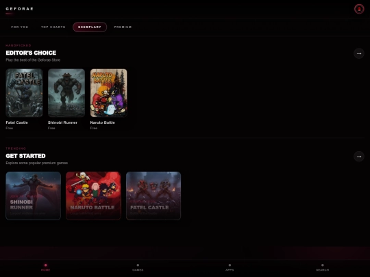 Geforae store/Kids screenshot