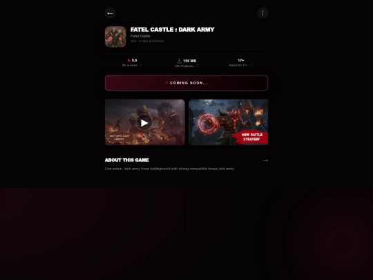 Geforae store/fatel screenshot