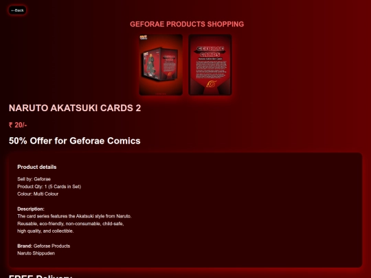 NARUTO GEFORAE PRODUCTS/g10 screenshot