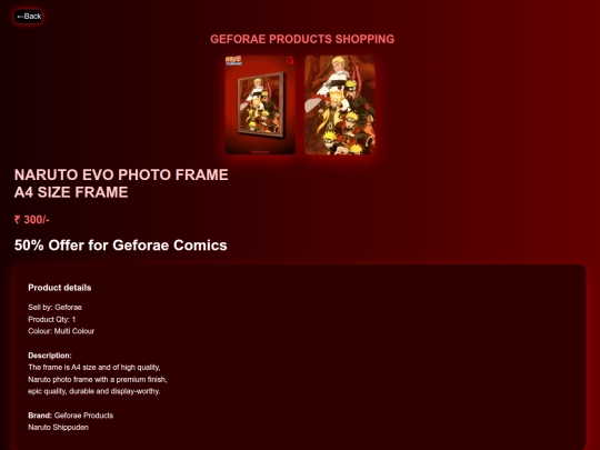 NARUTO GEFORAE PRODUCTS/g11 screenshot