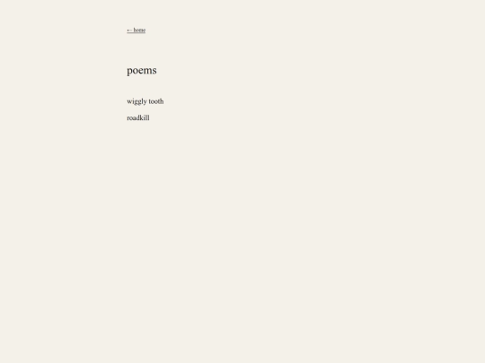 poems screenshot