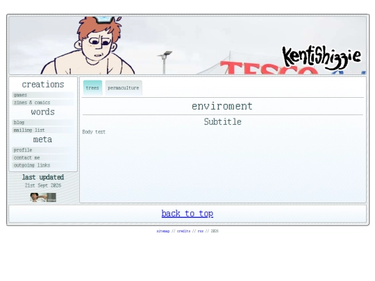 enviroment screenshot