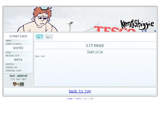sitemap screenshot