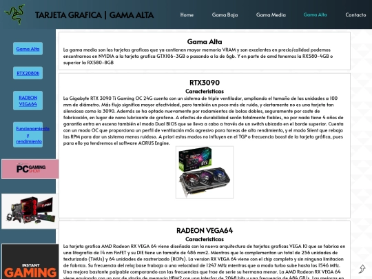 FinalR2/html/GamaAlta screenshot