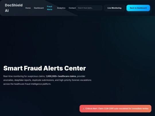 DocShield-AI/pages/fraud-alerts screenshot