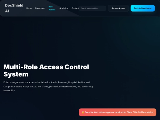 DocShield-AI/pages/role-access screenshot