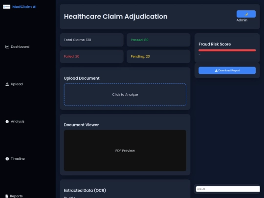 MedClaim-AI screenshot