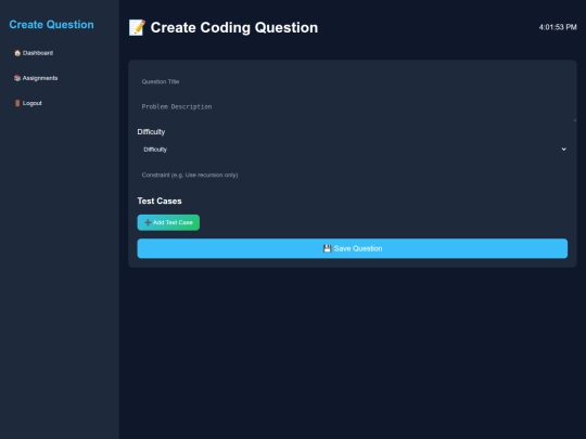 coding_platform/pages/create_question screenshot