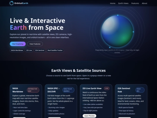 earth-view-site screenshot