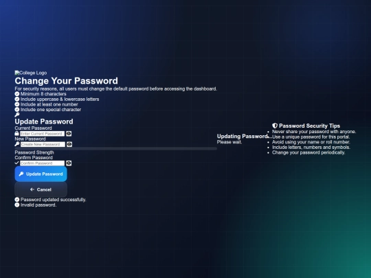 leetcode-tracker/change-password screenshot