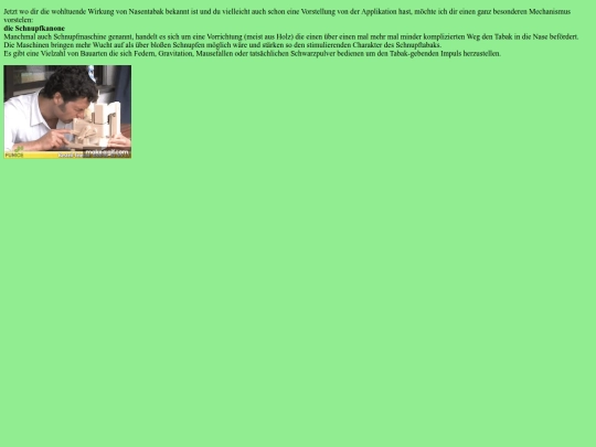 Schnupfritual screenshot