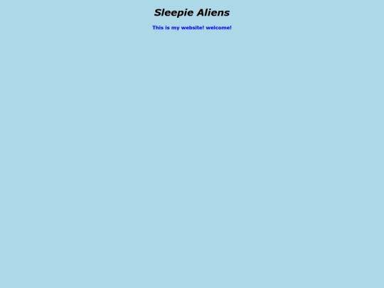 SleepieAliens screenshot