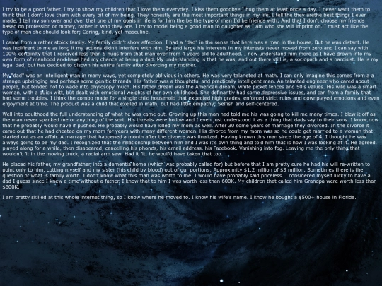 Posts/FatherlessSon screenshot