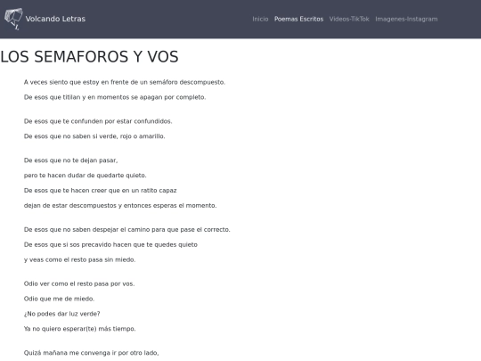 VolcandoLetras/poemas screenshot