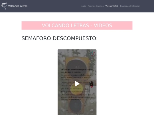 VolcandoLetras/videos screenshot
