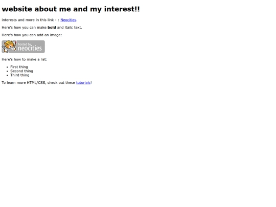 index screenshot